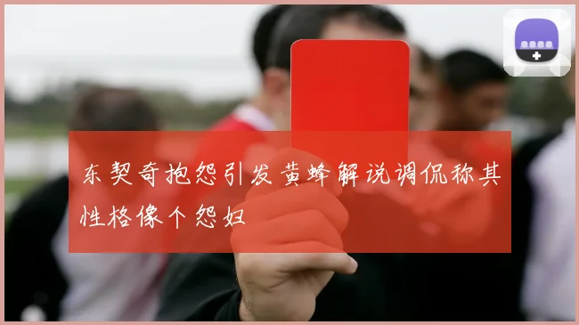 东契奇抱怨引发黄蜂解说调侃称其性格像个怨妇
